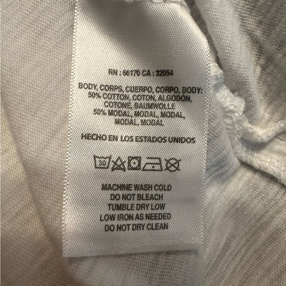 Anthropologie T.La Women's White Embroidered Short Sleeve V-neck Top Sz M (a3 - Picture 9 of 10